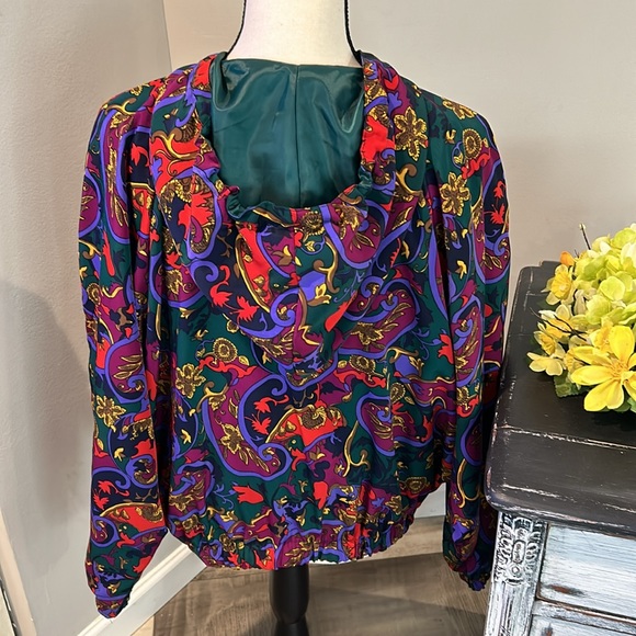 VINTAGE 80’s S G SPORT COLLECTION JACKET size medium (10-12) - Picture 2 of 8